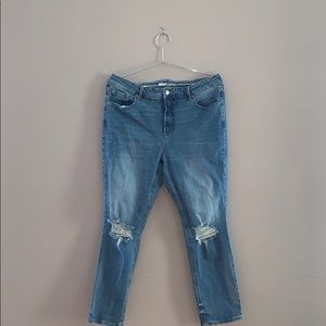 Size 16 Old Navy Ripped Jeans